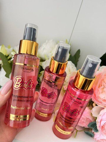 Парфумований міст для тіла і волосся з шимером Top Beauty Barbie 0103 фото